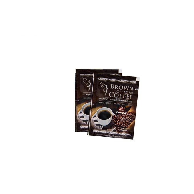 Bruine thee Collageenkoffie Gemengde kruidenkoffie met collageen Pack of 1