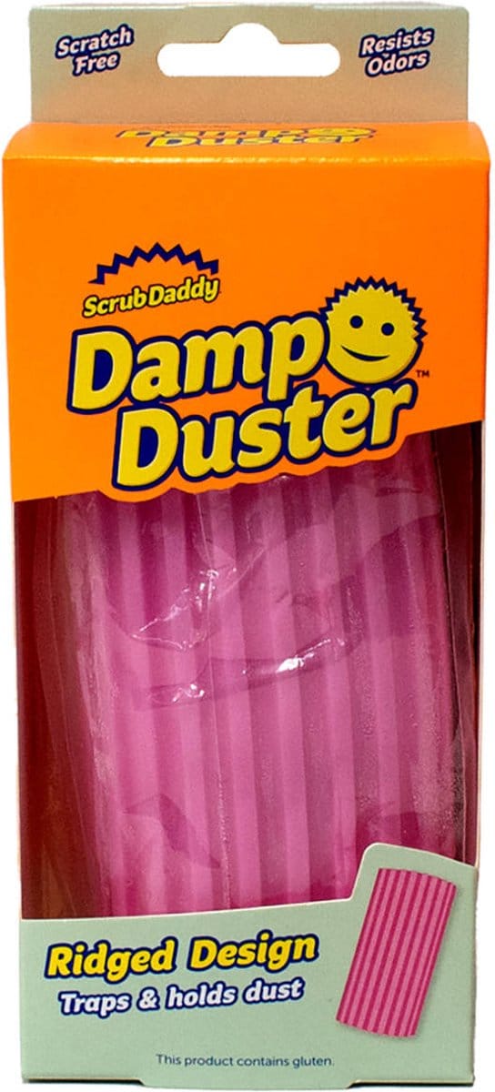 NIEUW Scrub Daddy Damp Duster - Wonder Stoffer - Roze