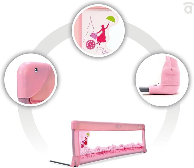 Bedhekje 150 cm voor standaard Londen bed - extra veiligheid