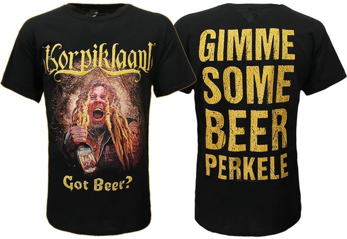 Korpiklaani Gimme Some Beer T-Shirt - Officiële Merchandise - M