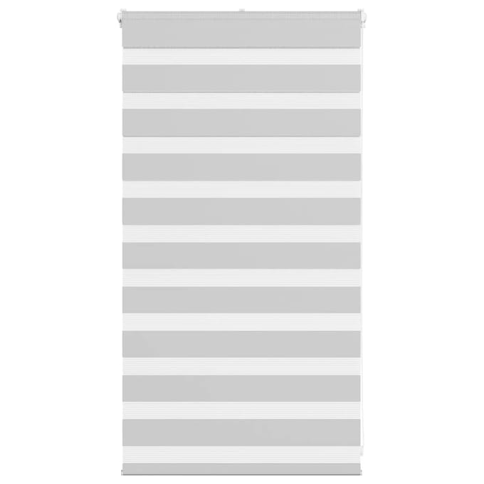 vidaXL - Zebra - rolgordijn - 80x100 - cm - stofbreedte - 75,9 - cm - lichtgrijs