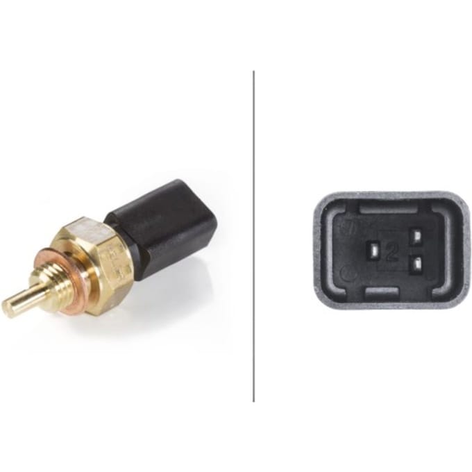 Temperatuursensor HELLA 6PT 009 107-131