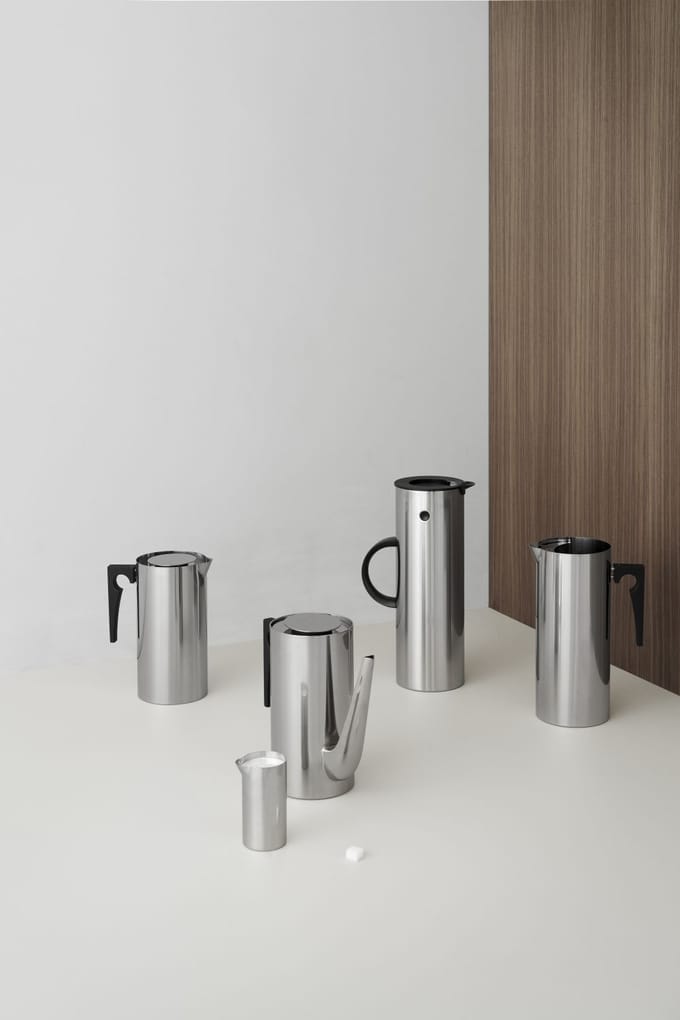 Stelton Arne Jacobsen - Cafetière - 1L - 8 kops - RVS