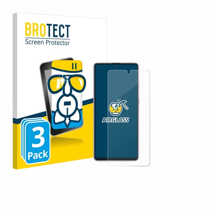 Screenprotector 3 Stuks voor Samsung Galaxy Note 10 Lite Beschermglas transparant