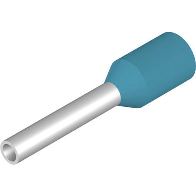 Weidmüller 9025740000 Adereindhulzen 0.25 mm² Deels geïsoleerd Lichtblauw 500 stuk(s)