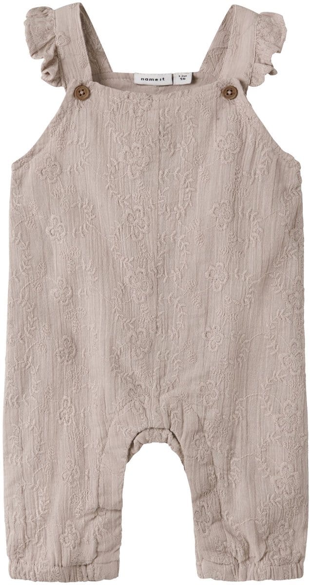 Name It - NBFDatines - Boxpakje - Jumpsuit - Chateau Gray - Maat 86