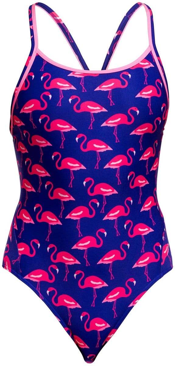 Flocked Up Diamond back one piece - Dames | Funkita | Maat 10