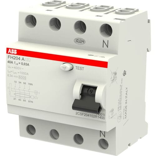 ABB System pro M Compacte Aardlekschakelaar - 2CSF204102R1400 - E2HES
