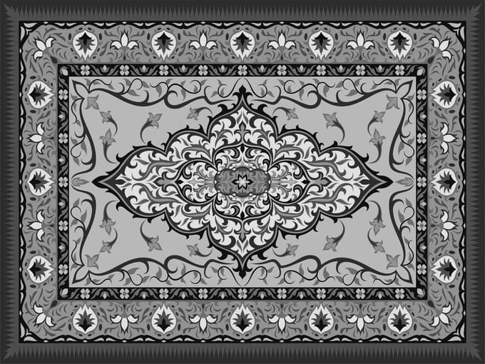 Vinyl | Vloerkleed vinyl | Hoary | 170x170 cm