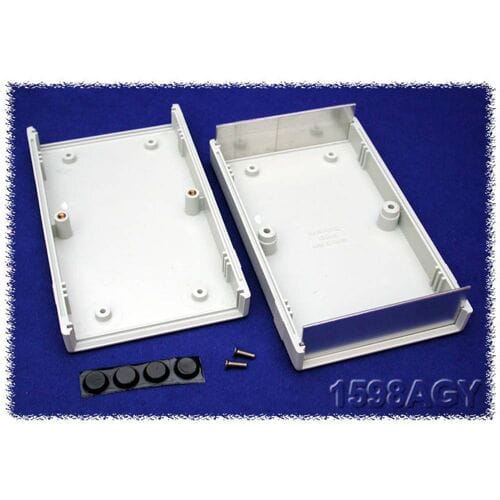 Hammond Electronics 1598AGY Instrumentbehuizing 157 x 94 x 36 ABS Grijs 1 stuk(s)