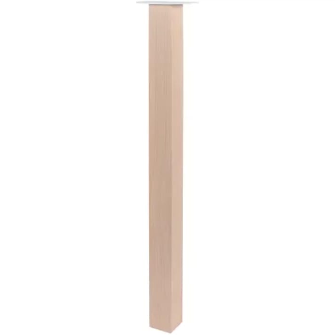 Duraline Meubelpoot Vierkant Hout 5x5x72cm Beuken Fsc