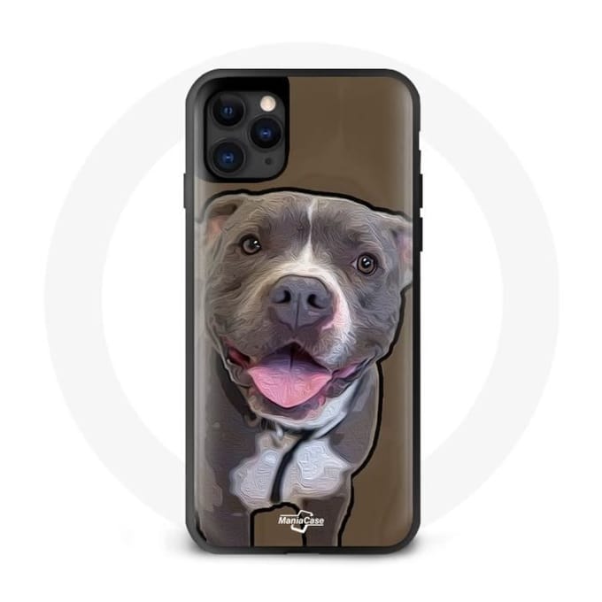 Iphone 11 pro max hoesje Grijs Pitbull
