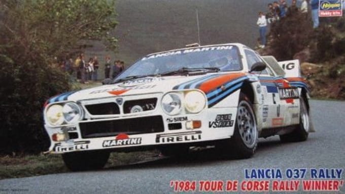 Hasegawa Modelbouwpakket Auto - 25030 Lancia 037 rally Plastic - 1:24 - Modelbouw