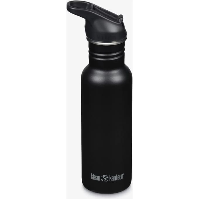 Klean Kanteen Classic Narrow met Flip Sportdop (Maat - 532 ml, Kleur - BLACK)