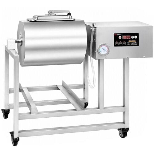 GGM Gastro Vakuum-Mariniermaschine - 60 Liter - beidseitiger Drehlauf - Digital - mit Timerfunktion