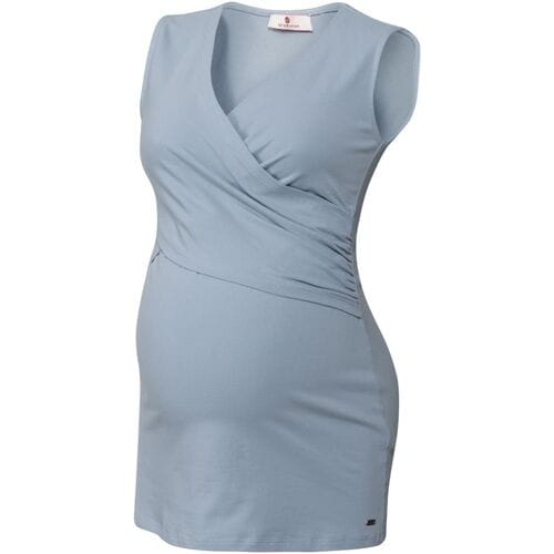 BELLYBUTTON Dames zwangerschapsshirt (Lichtblauw, 42)