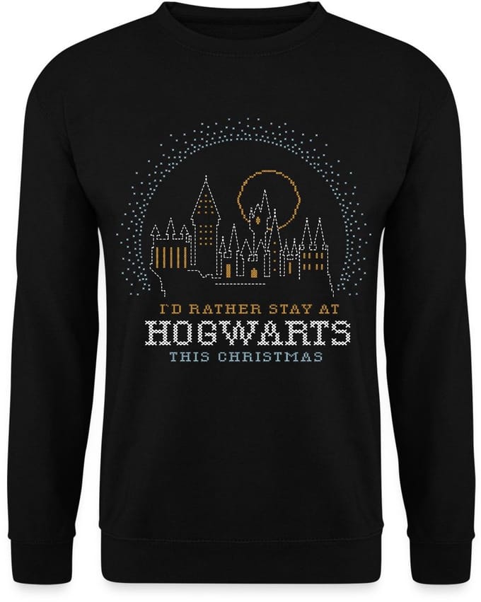 Harry Potter Stay Rather At Hogwarts Lelijk Kerstmis Sweater Heren