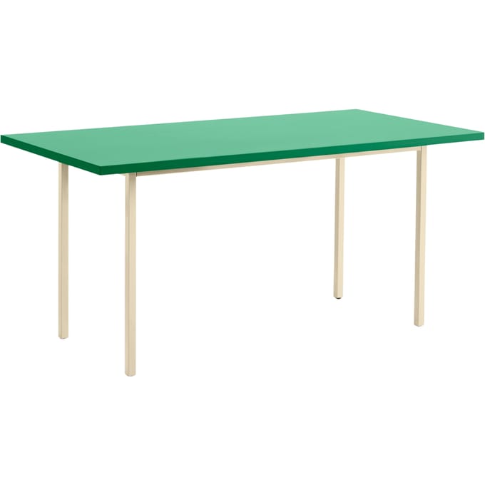 HAY Two Colour Tafel rechthoekig - green mint - ivory - 160 x 82 cm