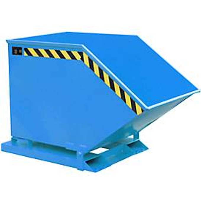 Kiepcontainer KK 400, blauw (RAL 5012)