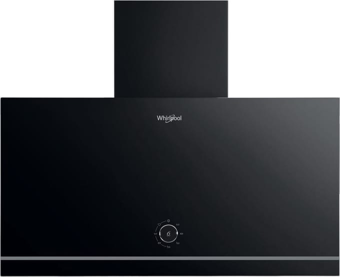 Whirlpool WHVA 62F LM K - Afzuigkap - 485 m³/uur - Afvoerend/recirculerend - D label - 65 dB