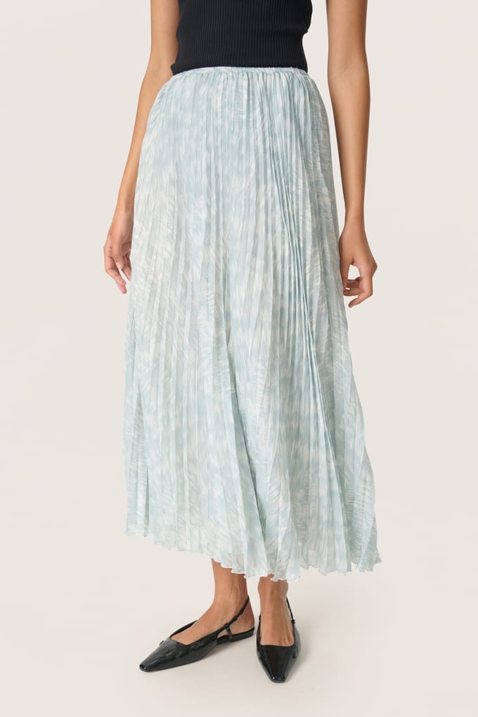 Rok Regular fit Silver Blue Stroke Print multicolour