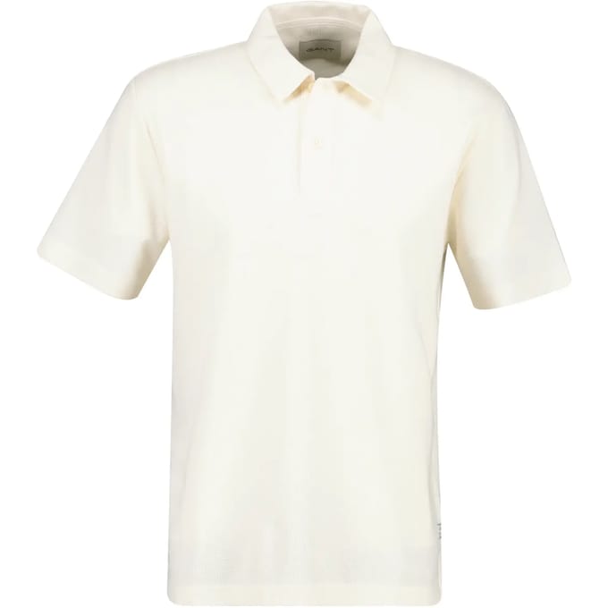 Polo van gestructureerde stof Gant Micro