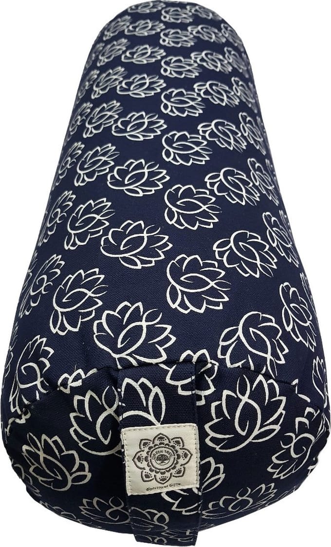Yoga Bolster Print Donkerblauw Lotus