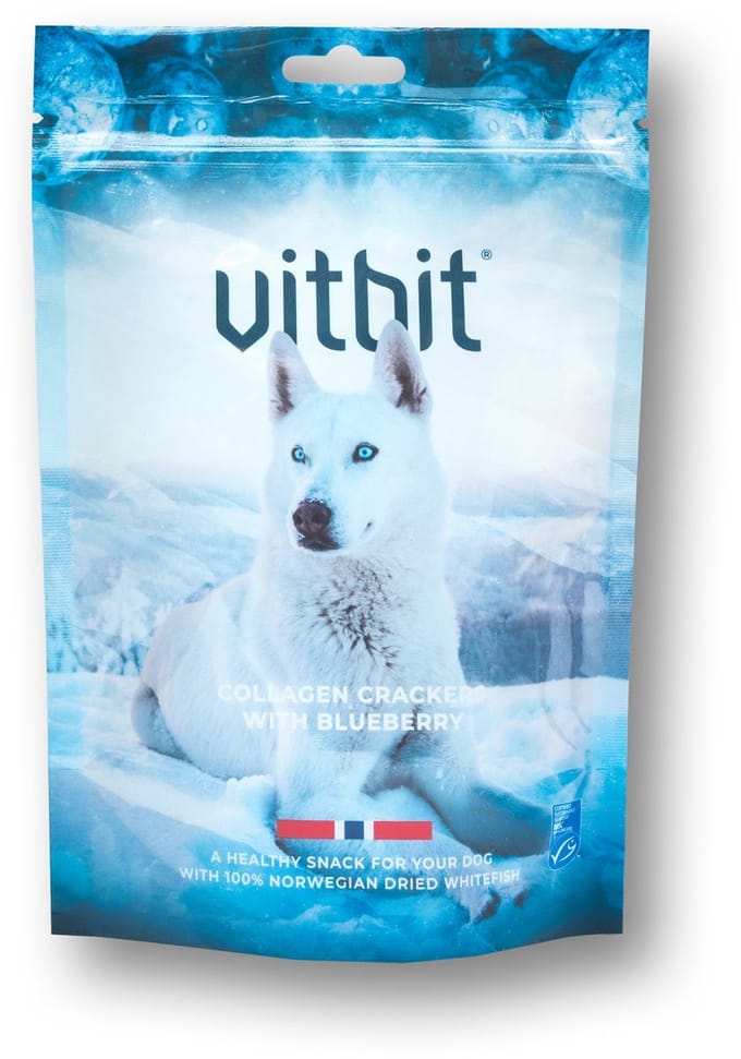 Vitbit Collagen Crackers - Blueberry - 70 g