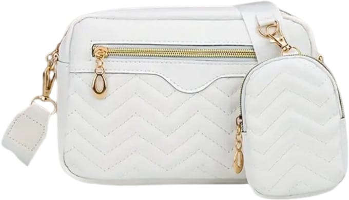 Nivard Handtas Dames - Schoudertas - School - Shopper - Schooltas - Werktas - Wit