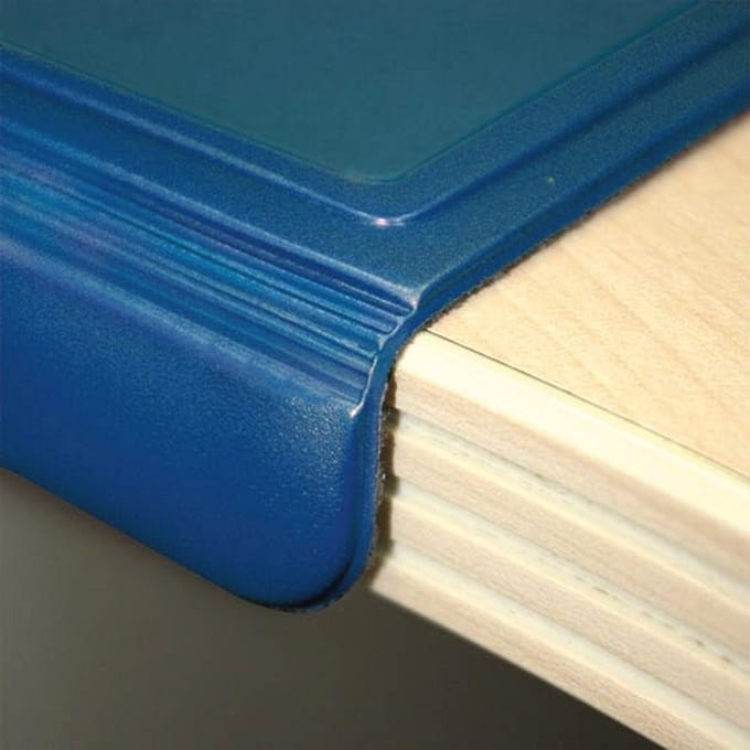 Schrijfonderlegger met Randbescherming - 650 x 500 mm - Donkerblauw