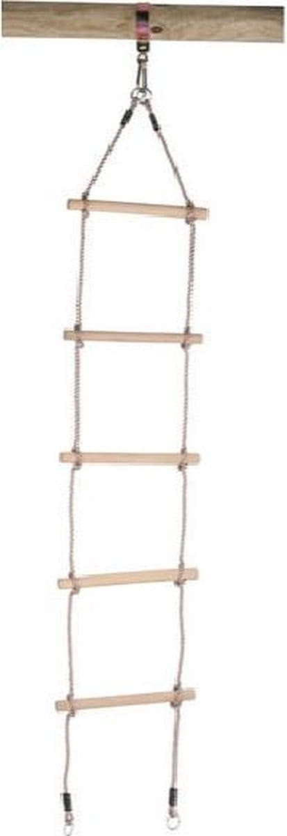 Touwladder PP touw 6 sporten 2,4m 4 ogen