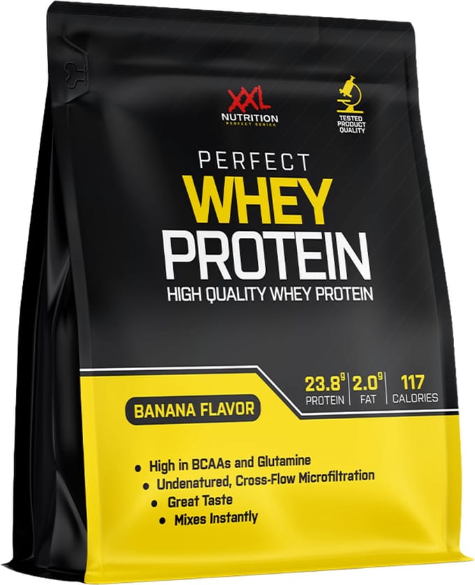 XXL Nutrition - Perfect Whey Protein - Banaan - Eiwitpoeder - 4000 g