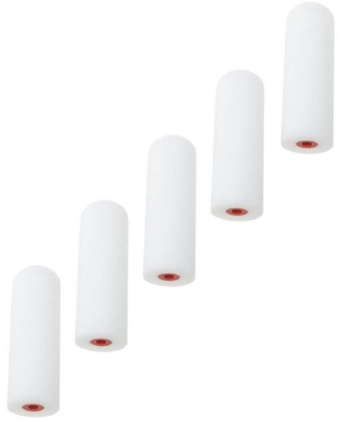 Benson Schuimroller reserve - rond - 10,5 cm - 5 stuks - voor watergedragen verf