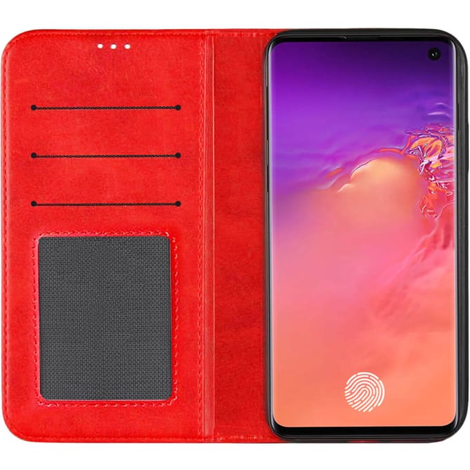 Samsung Galaxy S10 Bookcase - Rood