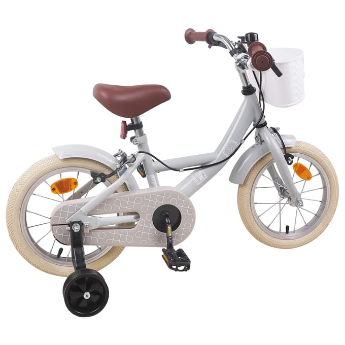 vidaXL - Kinderfiets - 12 - Inch - voor - 2-4 - jaar - oud - Lichtgrijs