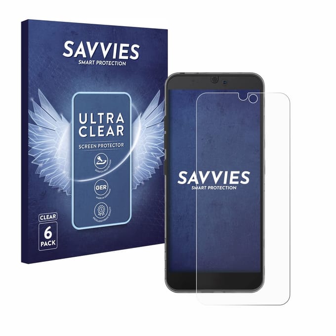 Savvies - Screenprotector voor Fairphone 3 - Folie Beschermfolie transparant 6 Stuks