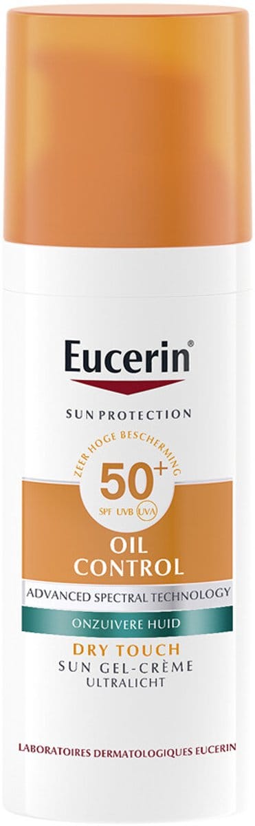 Eucerin Sun Oil Control Gel-Creme SPF 50+ - 2 x 50 ml - Voordeelverpakking