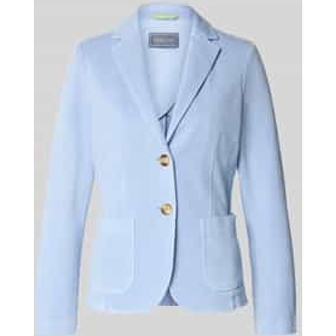 regular fit blazer met reverskraag