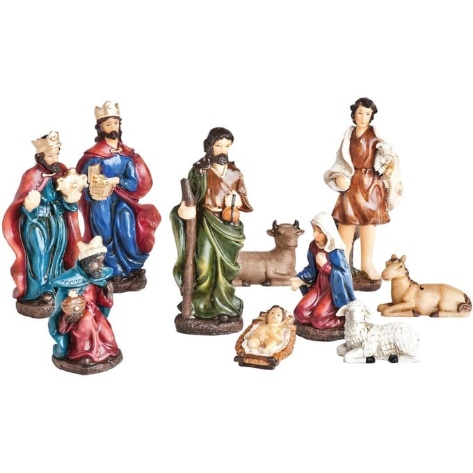 VBS Maxi-Kerststal figuren, 10-delig