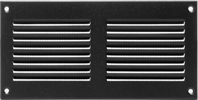 Ventilatierooster Metaal met Insectenwering & Weerbestendigheid 200x100mm