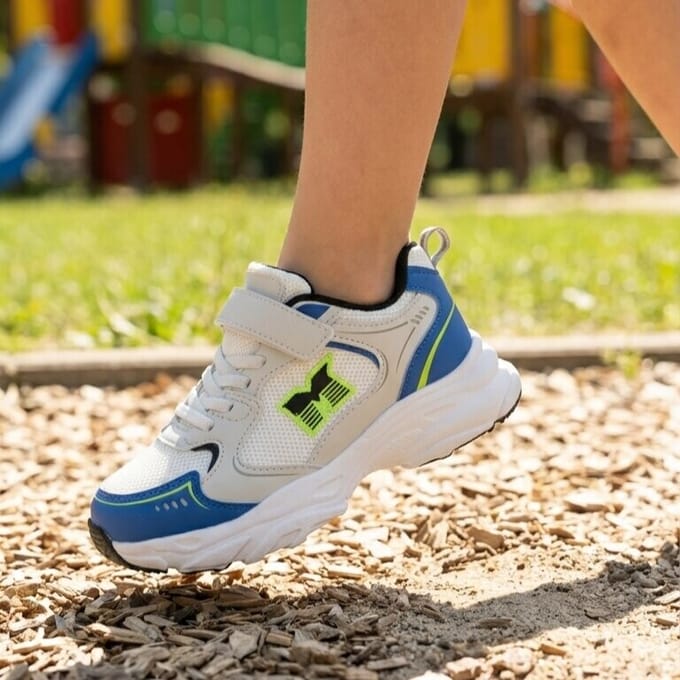 Muyters Sneakers grijs combi Textiel - Maat 34 - Kinderschoenen
