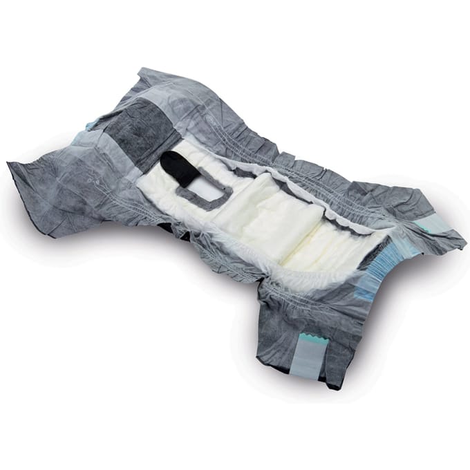 Savic Comfort Nappy Hondenluier Zwart&Wit - Hondenzindelijkstraining - Size 7 Taille Omtrek 74-84 Cm