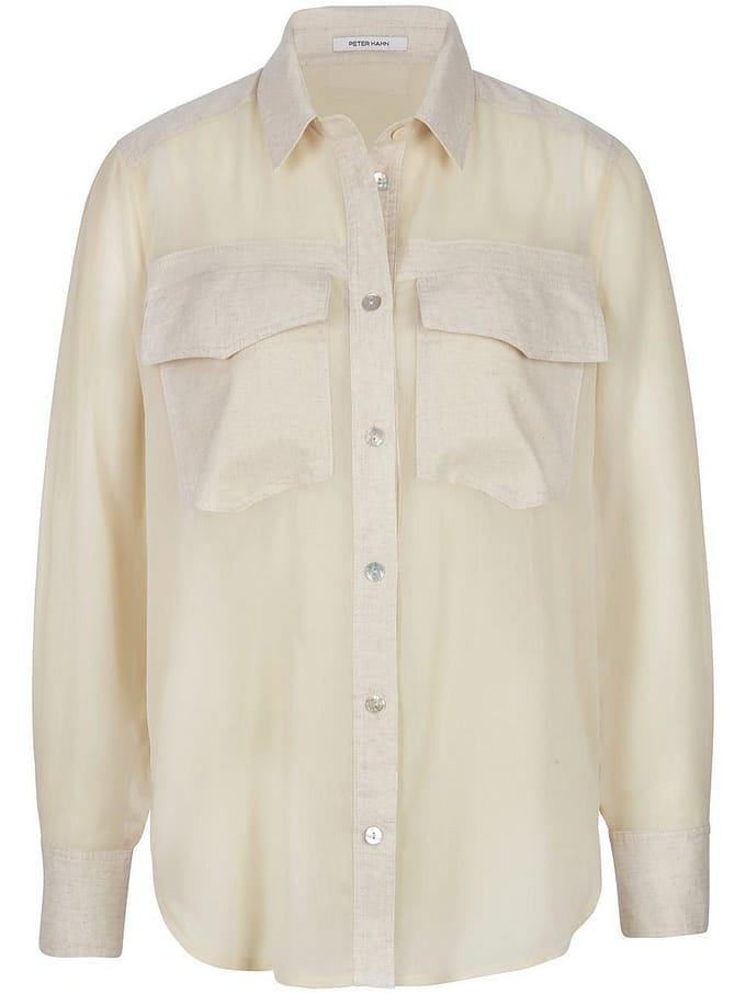 Blouse Van Peter Hahn beige