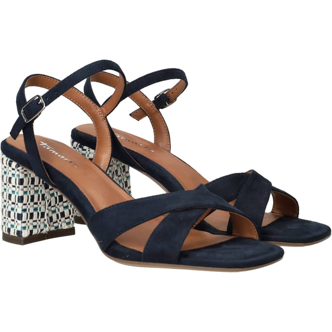 Tamaris Sandalen Hak Sandalen Hak - Blauw - Maat 41