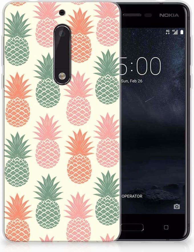 Nokia 5 Siliconen Case Ananas