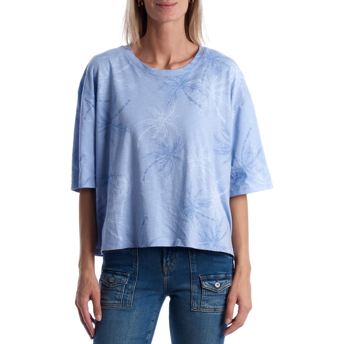 Dames oversized T-shirt met korte mouwen 866972