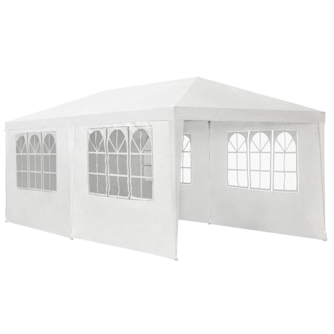 Partytent met zijwanden - 3x6M - Wit