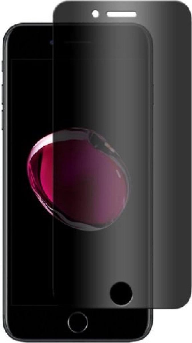 Pearlycase..Privacy Tempered Glass / Glazen Screenprotector voor iPhone 7 en iPhone 8 - Zwart