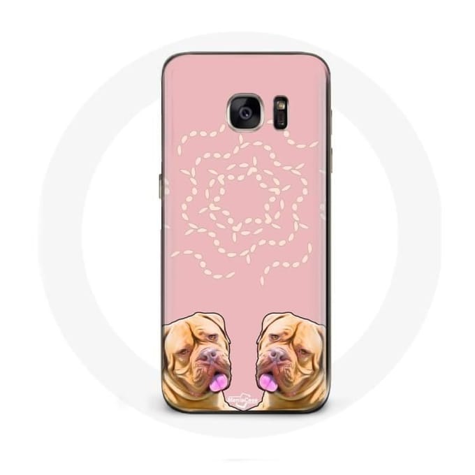 Hoesje voor Samsung galaxy S6 edge Dogue de Bordeaux symmetrische foto