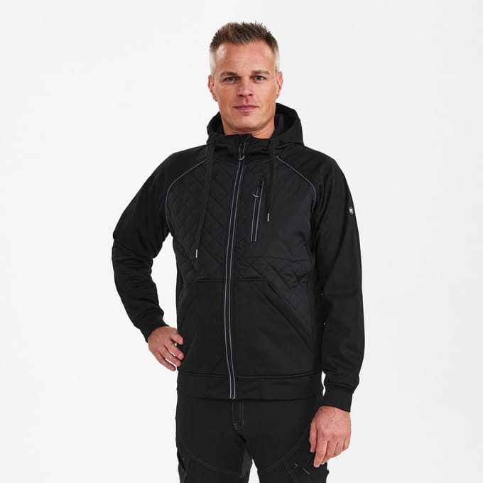 Engel X-treme softshelljack met capuchon 1361-207 - Black - S
